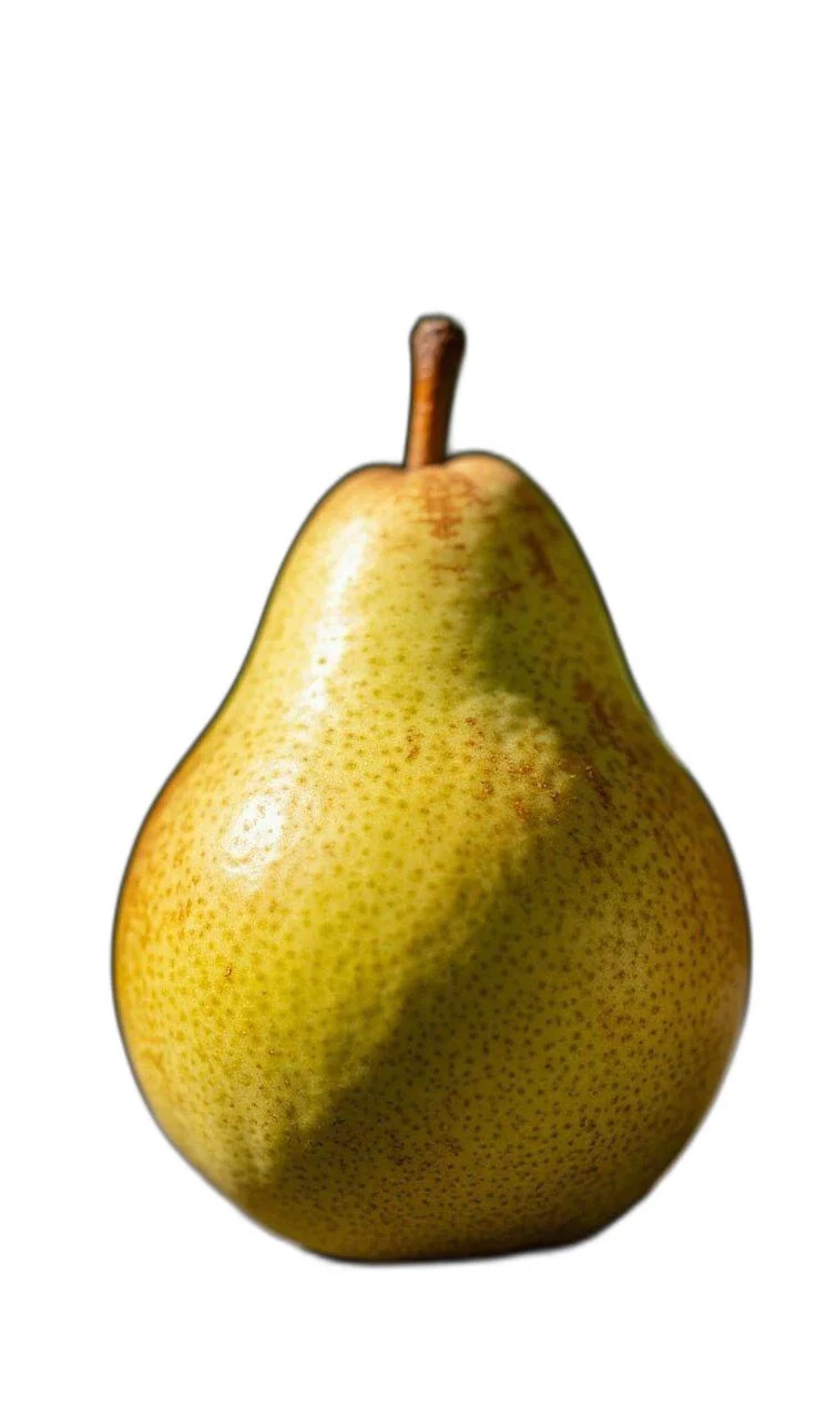 Named: remove background applied to the pear photo