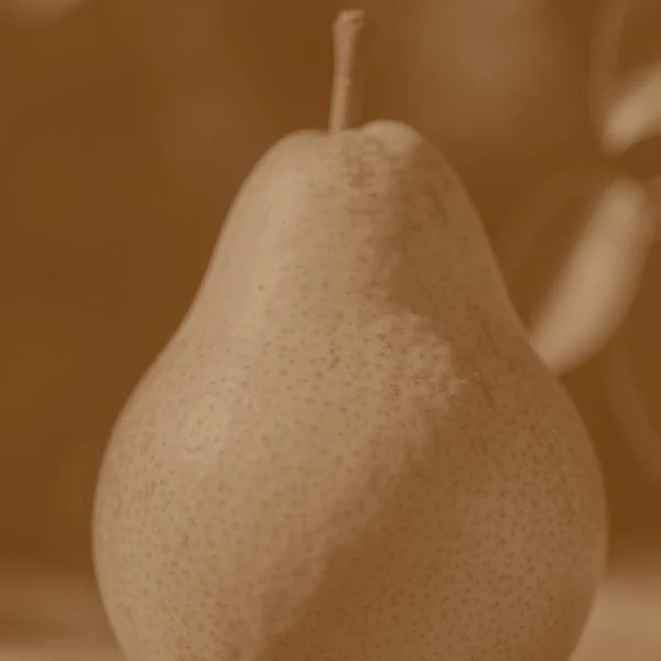 Sepia version of the pear