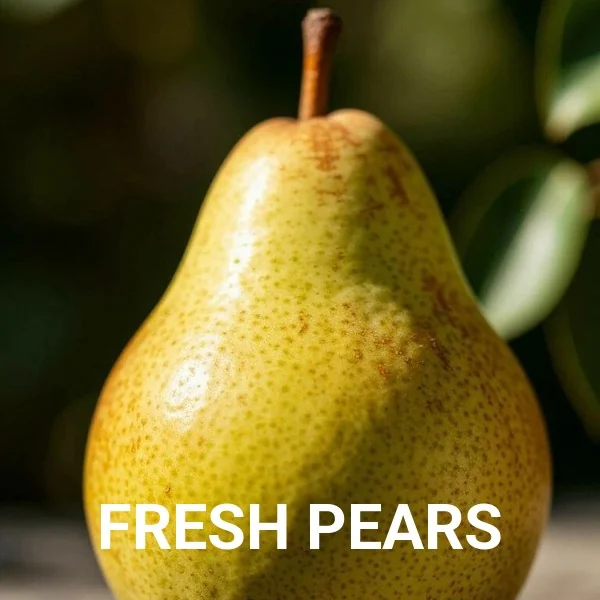 Text layer applied to the pear photo